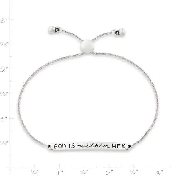 James Avery Artisan Jewelry Bracelets-God Is Within Her Slider Bracelet