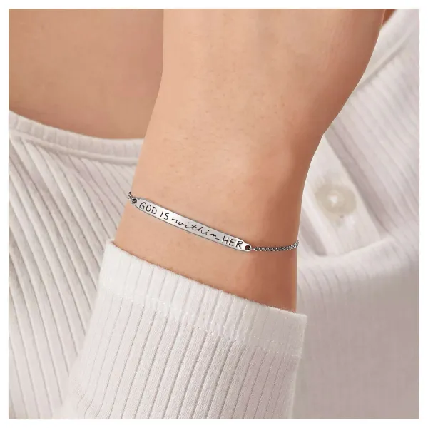James Avery Artisan Jewelry Bracelets-God Is Within Her Slider Bracelet
