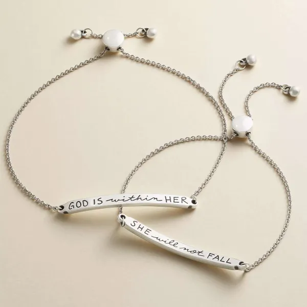 James Avery Artisan Jewelry Bracelets-God Is Within Her Slider Bracelet