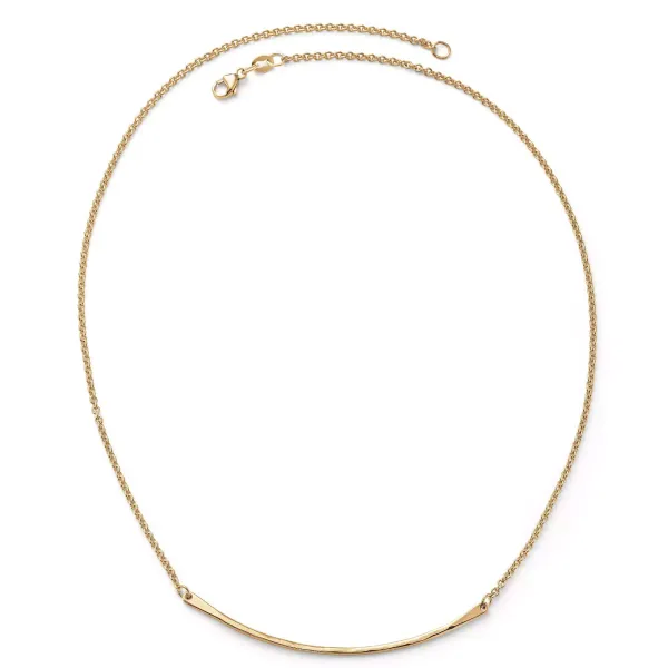 James Avery Artisan Jewelry Necklaces And Chains-Hammered Crescent Changeable Charm Necklace