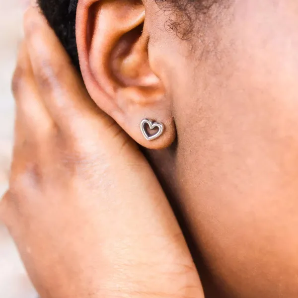 James Avery Artisan Jewelry Earrings-Heart Studs