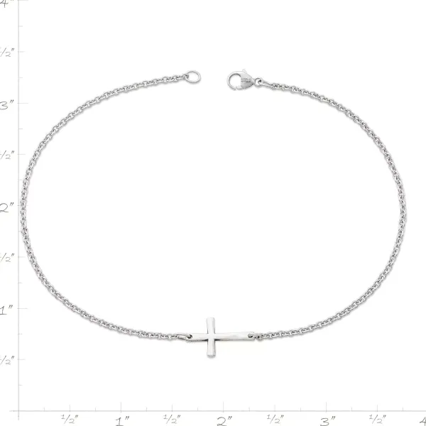 James Avery Artisan Jewelry Bracelets-Horizon Cross Anklet