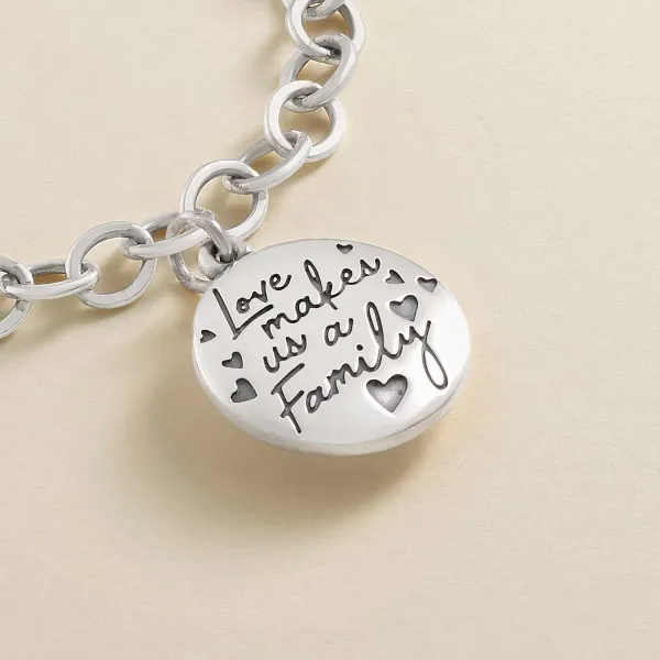 James Avery Artisan Jewelry Charms-Love Makes Us A Family Charm