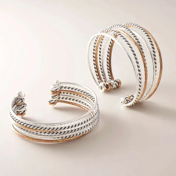 James Avery Artisan Jewelry Bracelets-Multi-Layered Cuff Bracelet