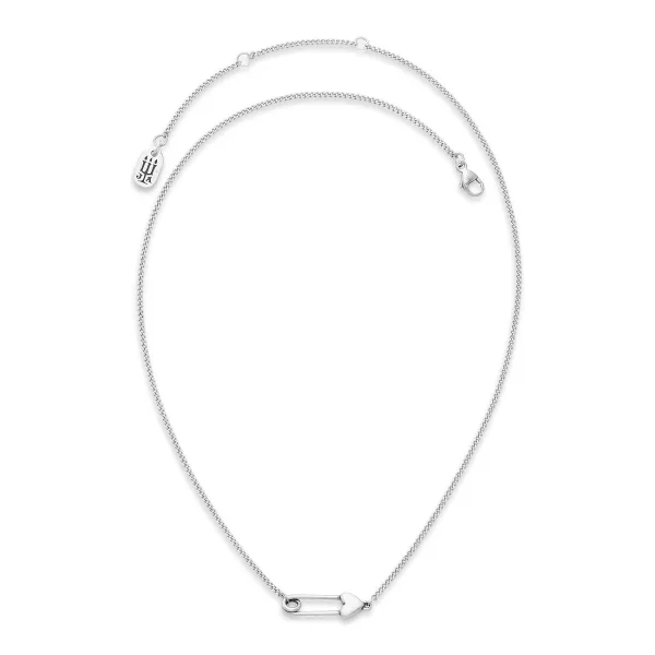 James Avery Artisan Jewelry Necklaces And Chains-Safety Pin Heart Necklace