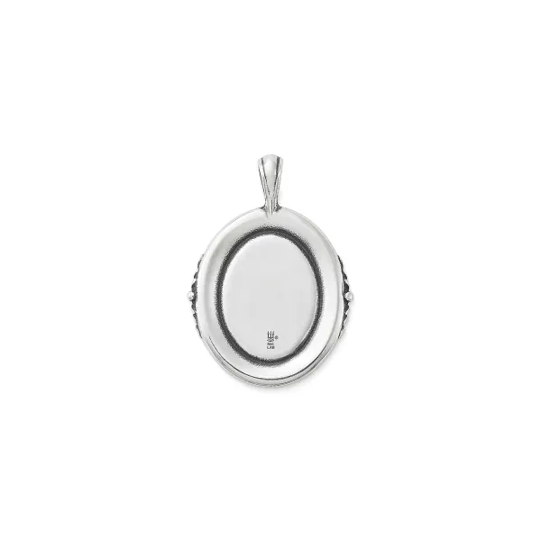James Avery Artisan Jewelry Pendants-Sculpted Bluebonnet Layered Gemstone Pendant