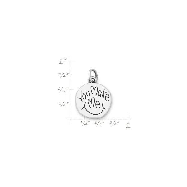 James Avery Artisan Jewelry Charms-You Make Me Smile Charm